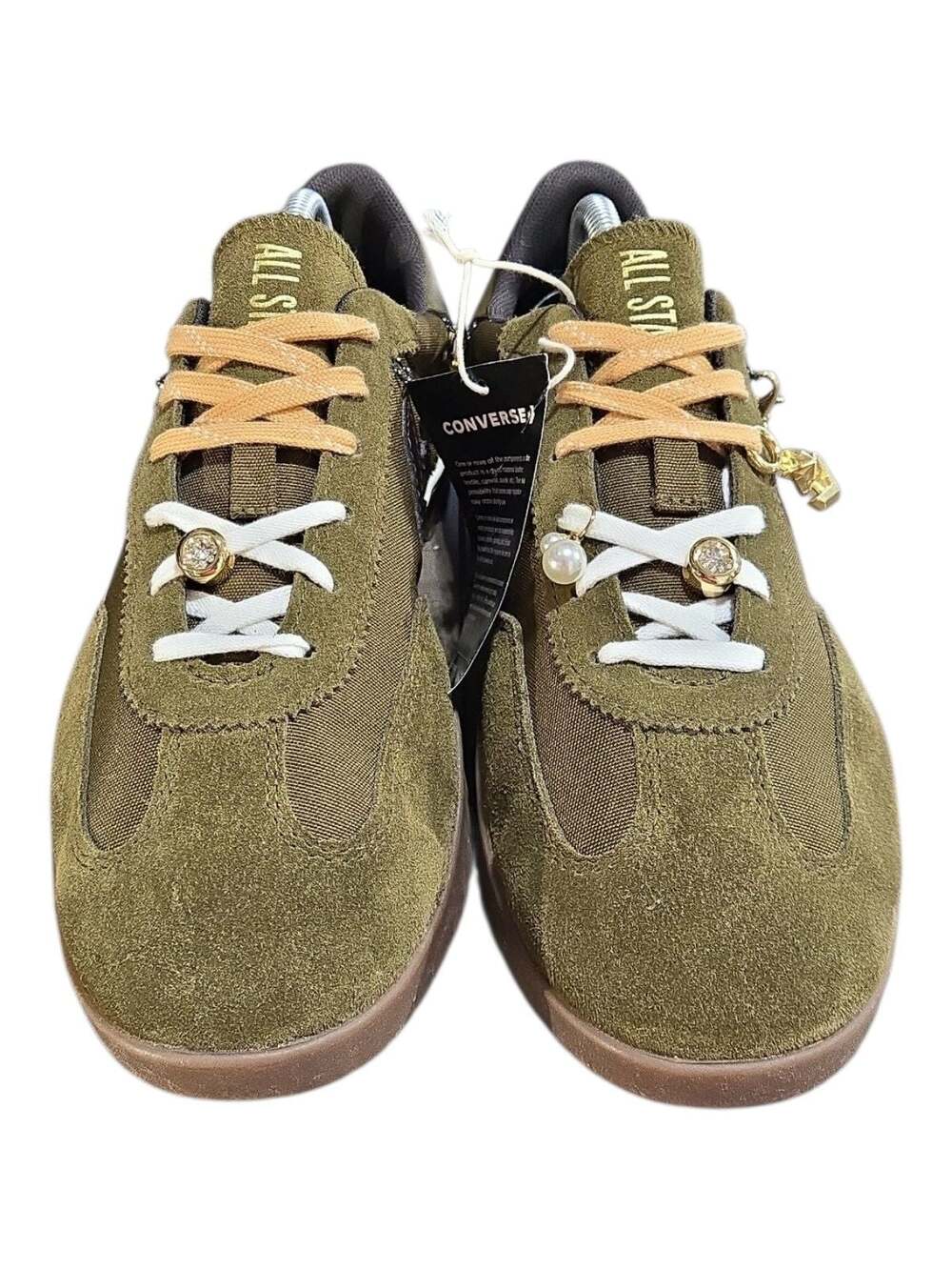Converse Run Star Trainer Charms Surplus Olive Low Top Sneakers M 9 W 10.5 - Picture 2 of 9